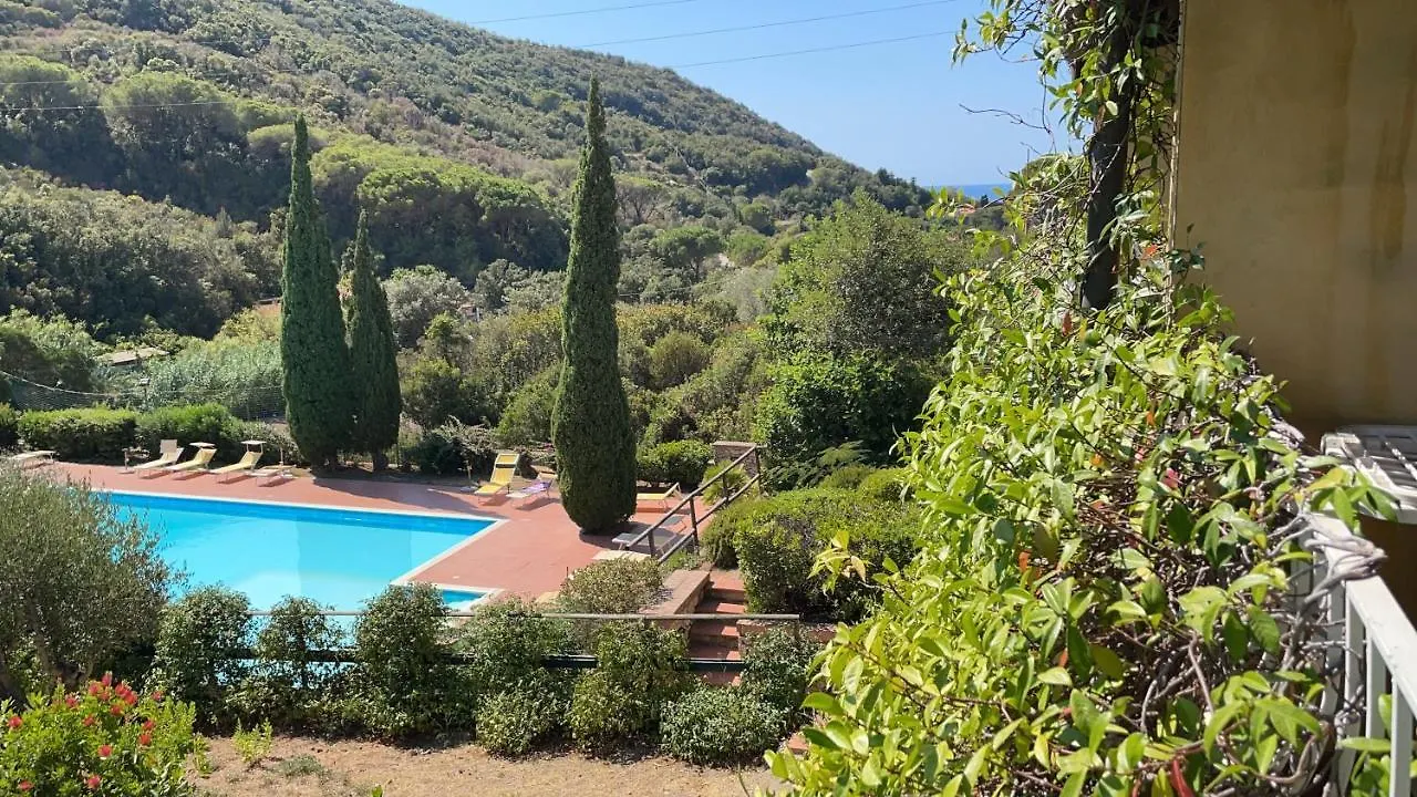 Mare E Natura A Nisportino Casale Gastagno Apartamento
